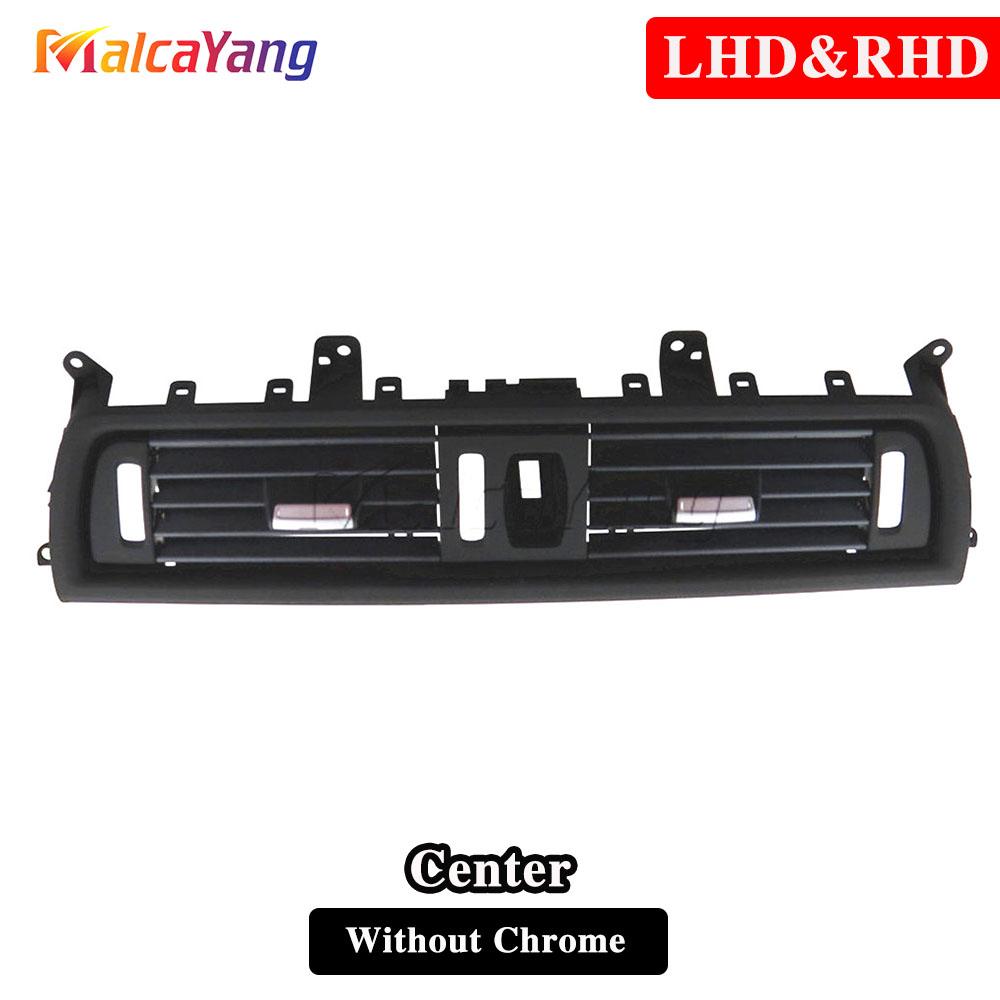 4 Styles 1pcs Front Center Air Outlet Vent Dash Panel Grille Cover For BMW 5 Series F10 F11 F18 Interior Mouldings Panel Grille model C