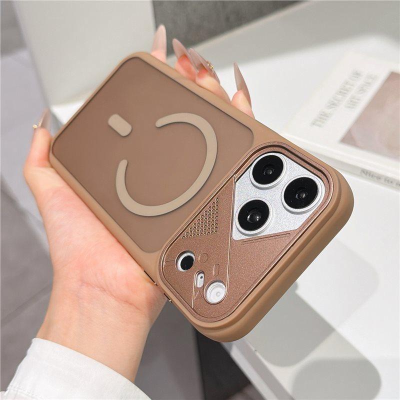 Applicable to Apple 17 mobile phone case, mecha skin style, magnetic suction iPhone16 matte 15promax all-inclusive 14 hard cover