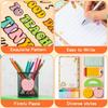 B1ykin Cute Sticky Notes Set - A Good Day to Teach Tiny Humans Self-Stick Notes Pad, 550 Sheets Writing Memo Pages Sticky Notepad for Teacher