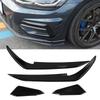 Front Bumper Aero Kits Canards Wing Body Spoiler Canard Car Adaptations Replacement for MK7.5 R 2017‑2020