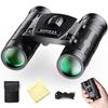 Binoculars for Live Opera 15x High Lightweight and IPX7 BAK4 FMC Perfect for Bird and Gifts Performances, Glasses, Magnification, Compact, Waterproof,