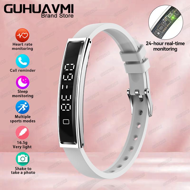 

New Sports Health Tracker Smart Bracelet Heart Rate Blood Oxygen Sleep Monitoring Pedometer Fitness Smartwatch For Android iOS Smart Wearable