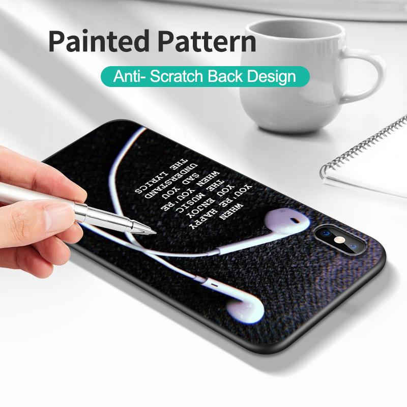 Black Tpu Case For Motorola Moto G52 G42 G60 4G G60S G71 G9 Play Plus Power One 5G Ace Life Phrase Quotes