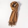 Women's High-End Red Imitation Cashmere Knit Shawl - Versatile & Fashionable