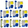 Swimming Pool Round Scrub Brushes with Around Nylon Bristles Enhanced Pool Brushes for Cleaning Shower Bathroom Patio Pool