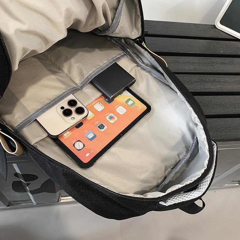 Junior High School Student Schoolbag Girl's Large Capacity Backpack Men's Letter Backpack