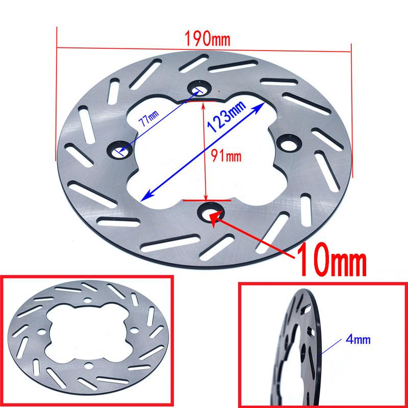 Front Rear Brake Disc Rotor 108 130 158 170 180 190MM For 50 125cc 150cc 200cc 250cc Quad Pit Dirt Bike ATV UTV