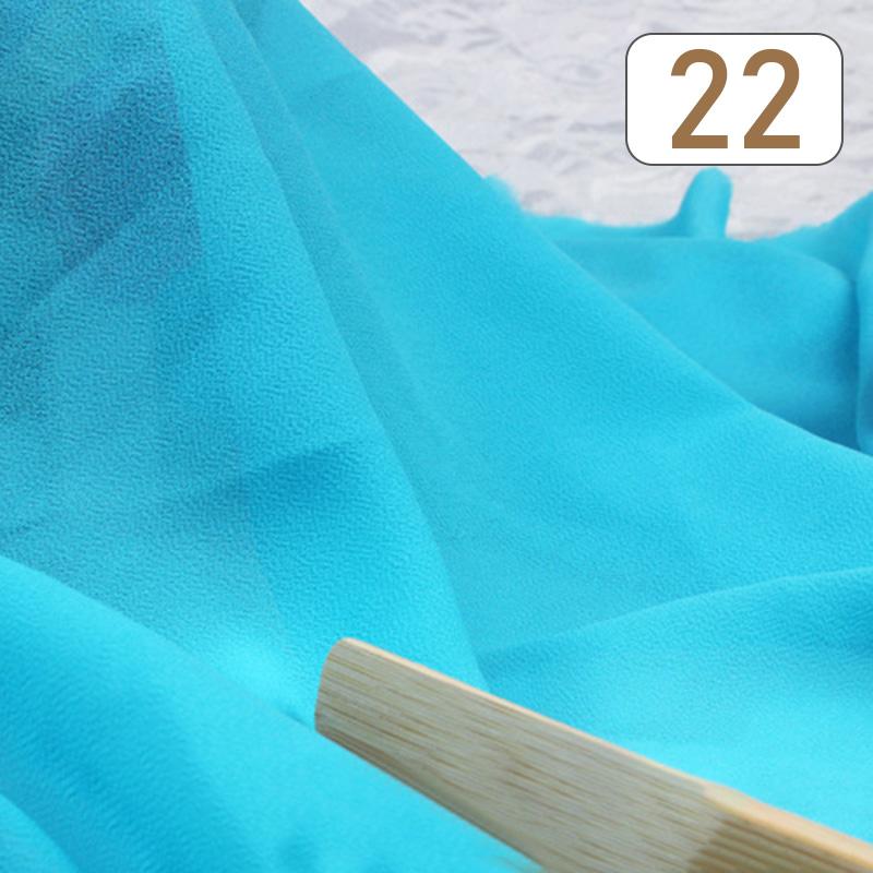 1/3/5M 75D Tessuto Chiffon Perla Georgette Tulle Chiffon Tessuto Trasparente Poliestere Materiale Morbido e Drappeggiato Per Tenda Abito Fodera