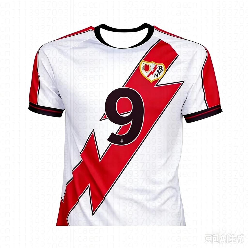 2026 Neues Rayo Vallecano T-Shirt für Erwachsene Street Style Schnelltrocknend Training Fitness Top Freizeit Sportbekleidung Strandbekleidung