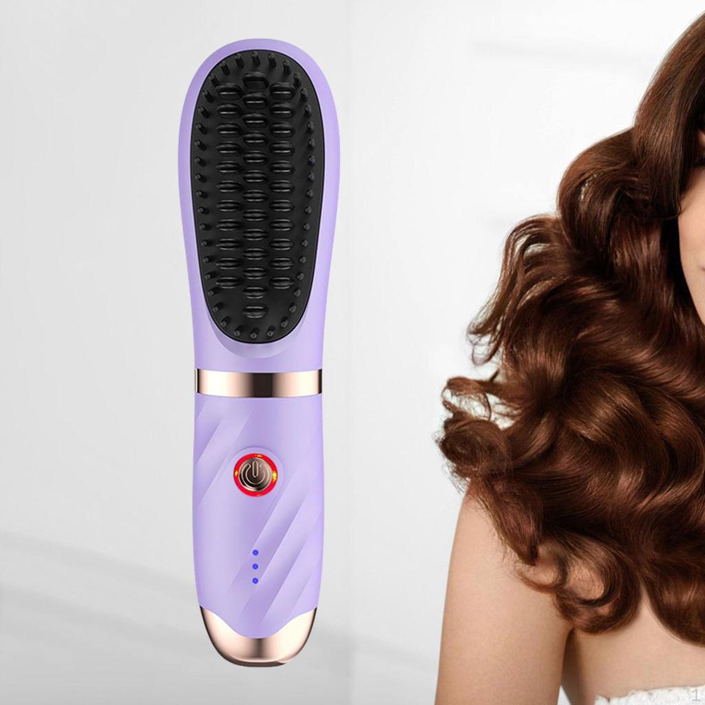Bezdrátová žehlička na vlasy pro styling, Dobíjecí elektrický hřeben, Nahřívací hřeben
