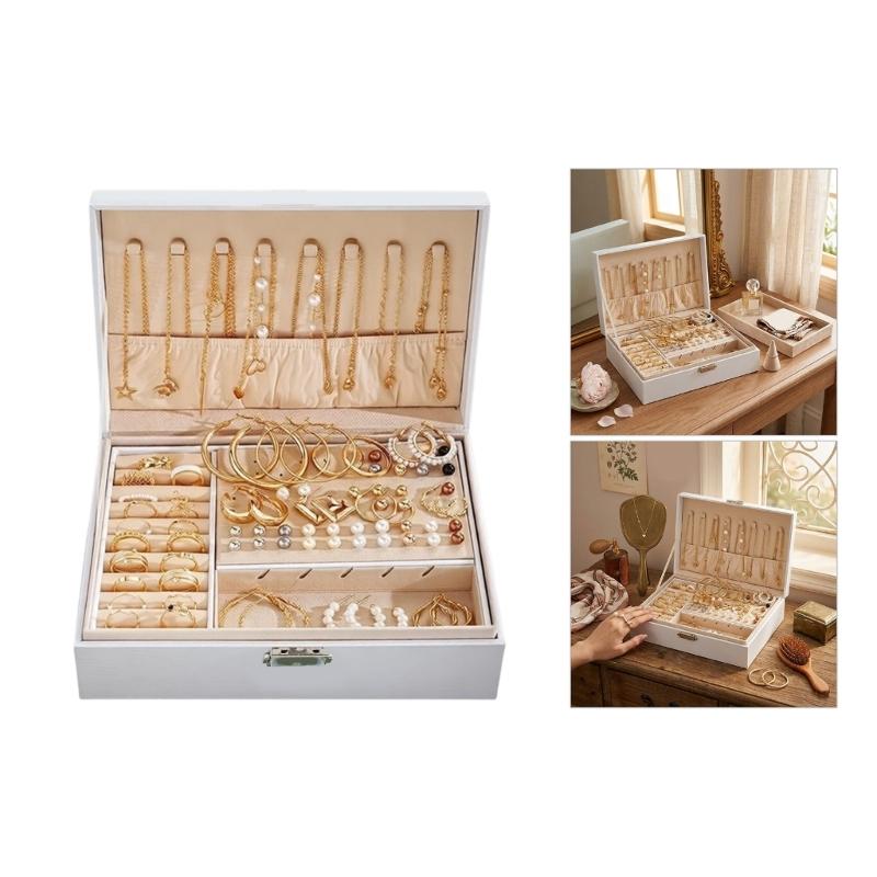 86Pcs Alloy Jewelry Set Necklace Earrings Rings For Women Fashion Accessories Party Wedding Daily Wear