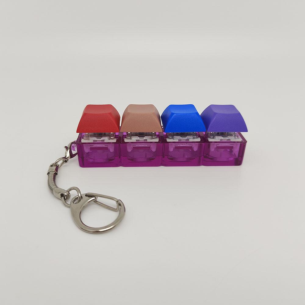 Keychain Key Ring Mobile Phone Backpack Pendant Desktop Accessories Fingertip Office Decompression Press Tools Fidget Toys