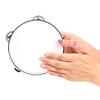 Handheld Tambourine Educational Musical Tambourine Drum for Children and Adults Wooden Tambourine Lightweight Tambourine