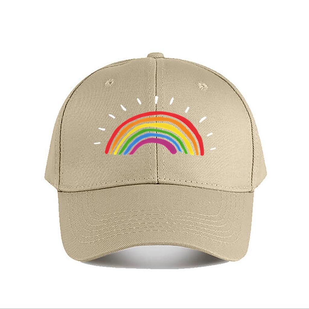 Rainbow Baseball Cap Baseball Cap Fashion Unisex Sunhat Womens Outdoor Sports Snapback Cap