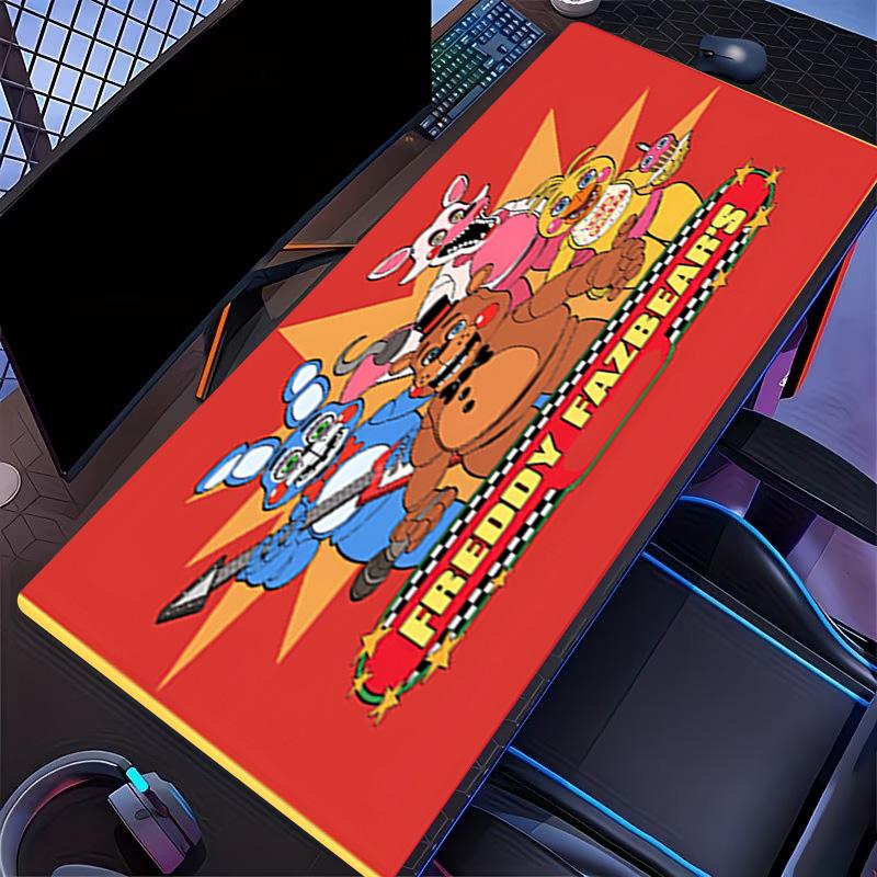 Ποντικοουαλί Five Nights at Freddy's, για Πληκτρολόγιο Pad Laptop PC Mat για Γραφείο Οικιακή Χρήση, Διακόσμηση Γραφείου, Τέλειο Δώρο Γενεθλίων για Παίκτες