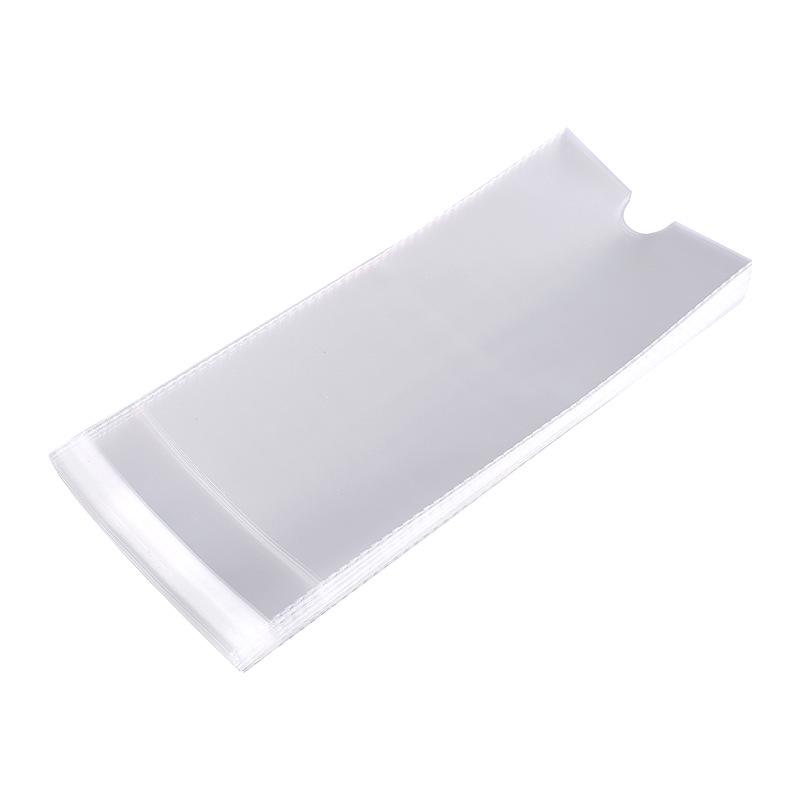 Clear Self-Sealing OPP Bags for Clothing and Socks Packaging With Printing Sticker