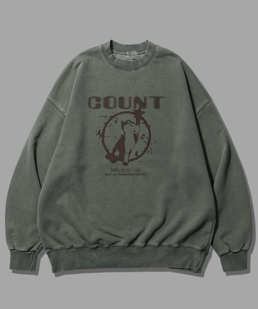 Deomail Catstar Count Sweatshirt [Pigment Khaki]