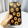 Sunflower Long Zipper Wallet Flower Chrysanthemum Digital Clutch Bag