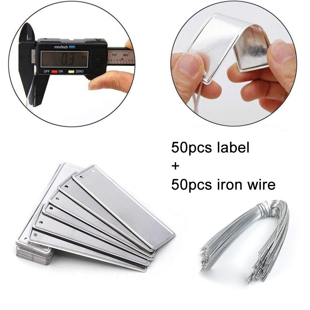 Pflanzenetiketten Doppelseitig Beschreibbar Garten Innen & Außen