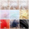 1m/2m/5m Encrypt Soft Mesh Fabric for Sewing Wedding Dresses Wedding Decorations Gauze Curtains Mosquito Nets DIY Skirt Fabrics