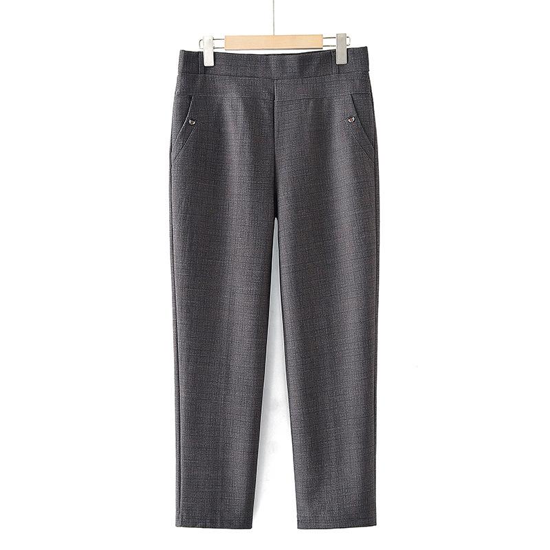 

Spring Wide-Leg Pants for Middle-Aged Women, Straight-Leg Style, Casual Grandma Pants for Ages 60-70, Perfect for Spring/Autumn. 2XL (90-105 lbs)