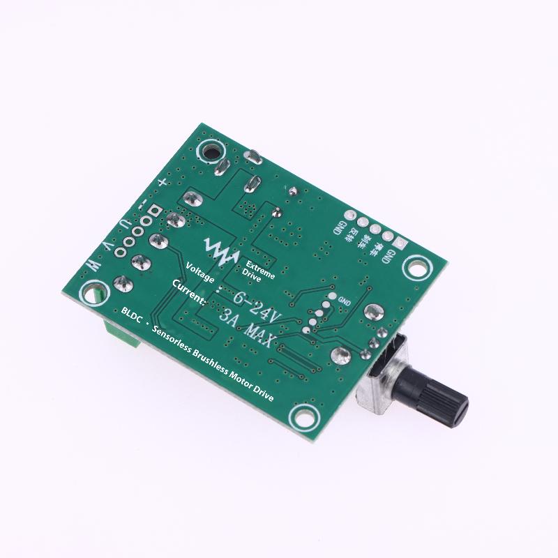 1 Set 24V 75W ESC Geschwindigkeitsregler Modul Dreiphasen DC Bürstenloser Motor Treiberplatine Für Festplattenlüftermotorsteuerung