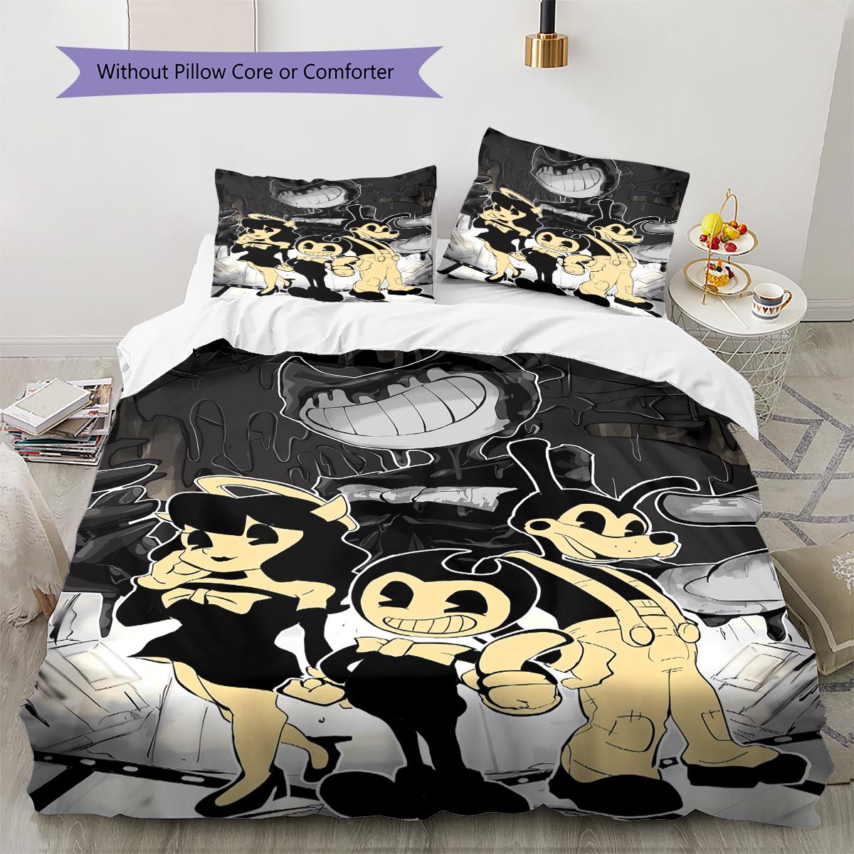 

Bendy Pattern Bedding Quilt Set Quilt Cover Pillowcase Home Decoration Gift (1 * duvet cover + 2 * pillowcase, without core) 135x200cm