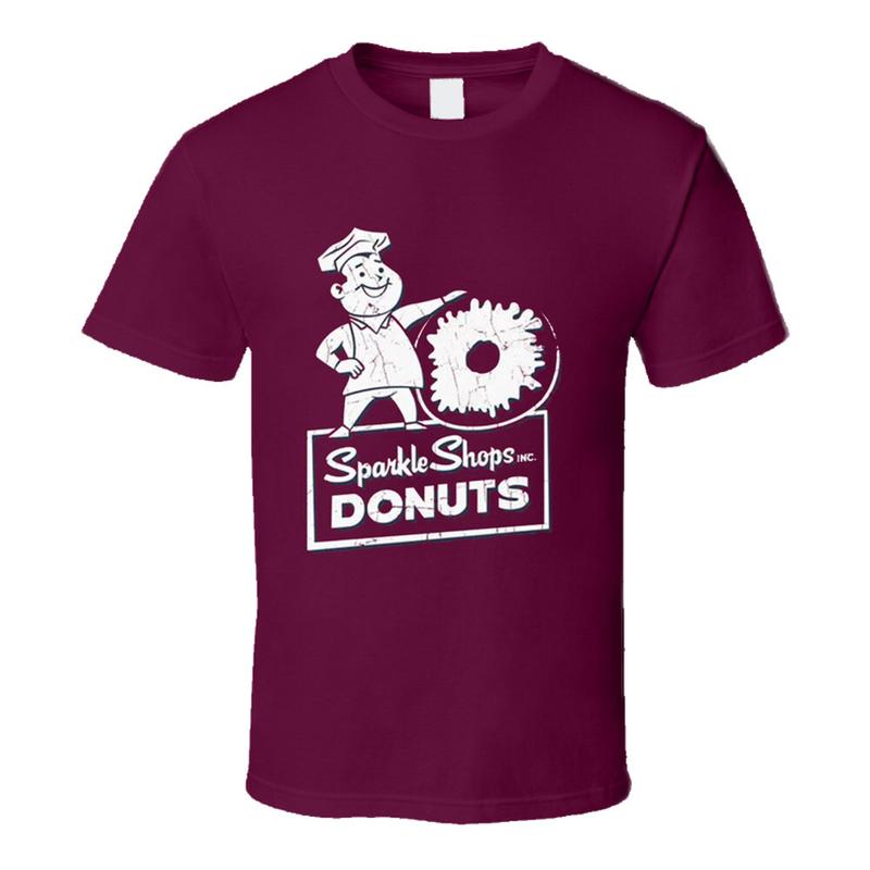Sparkle Shop Donuts Rockford T Shirt S разноцветный