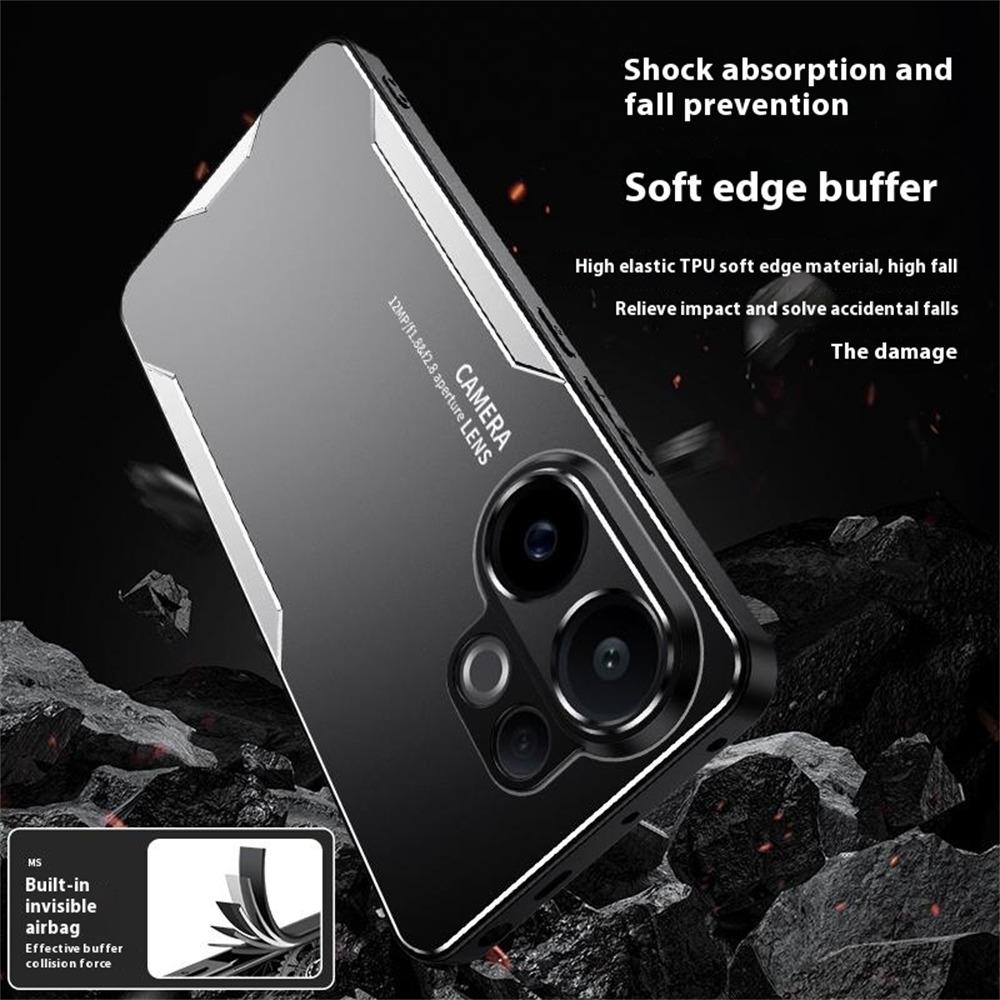 For Vivo S30 5G Phone Case Aluminium Alloy TPU PC Back Cover