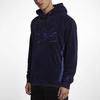 Air Jordan Flight Fleecegefütterter warmer zweifarbiger Sport-Hoodie für Herren Hoodie Blau AH6251-416
