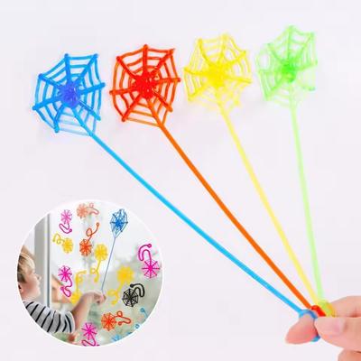 10/20pcs Sticky Spider Web Hands Party Favor Bags Long Stretchy Cobweb Sticky Toys for Kids Halloween Goodie Bag Stuffers