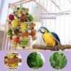 Parrot Toys Natural Corn cob Bird Chew Toys for Small Medium Macaws Food coloring African Grey Parrots Bird Cage Pet toys