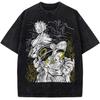 JoJos Bizarre Adventure Emporio Graphic Tshirt Men Women Clothing Short Sleeve Cotton Tshirts Washed Tee Harajuku Male T Shirt
