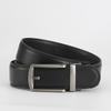 Dolly Road, Reverse Buckle Belt 3.5 Automatic Buckle Two-Layer Cowhide Belt, Men'S Leisure Belt