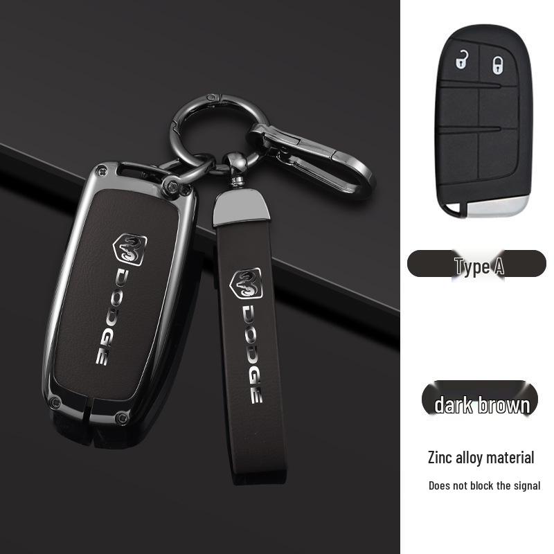 Dodge Journey Metal Key Case: Premium Key Cover with Buckle for Men's Keys