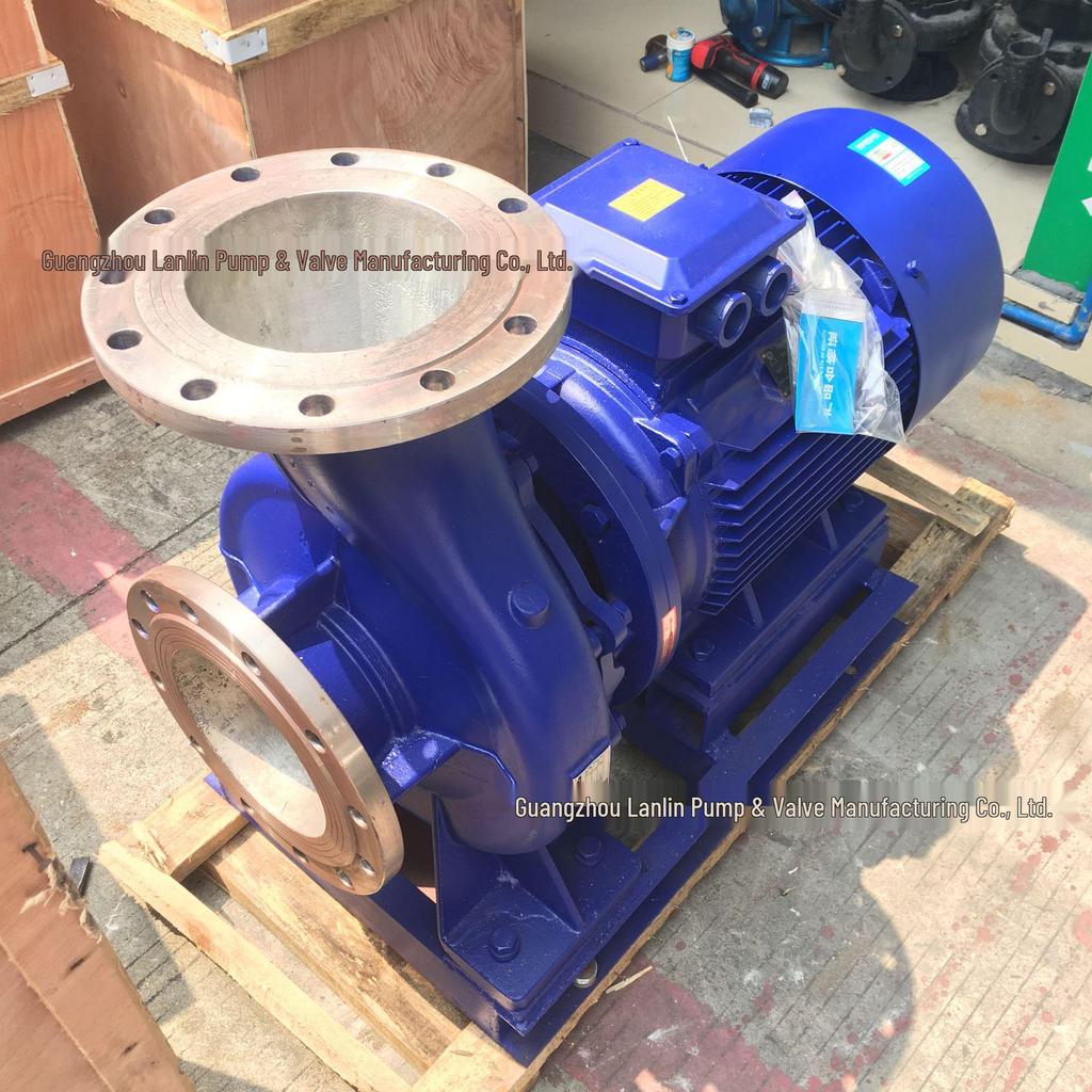 IHW80-200IB 15kW Horizontal Stainless Steel Chemical Centrifugal Pump