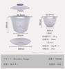 Boundless Voyage Titanium Lid Bowl Tea Cup Chinese Tea Set Full of Water 200ml Double Wall Tea Bowl Heat Resistant Thermal Insulation Ultra