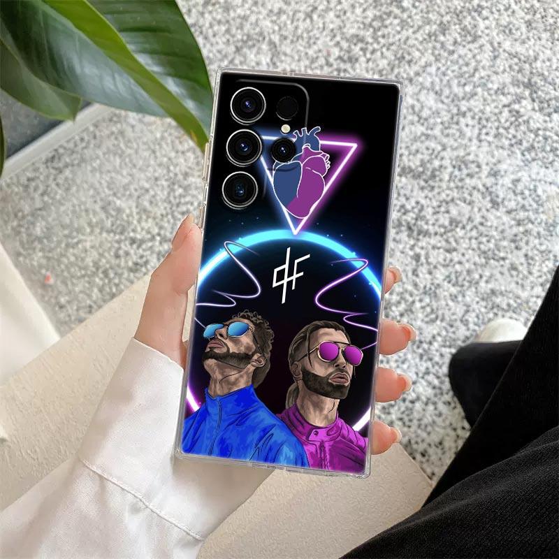 Singer PNL QLF Rapper Heart Clear Case For Samsung Galaxy S26 S25 S24 S23 Ultra S20 S21 FE S22 Plus S26 Ultra S25FE Phone Cover