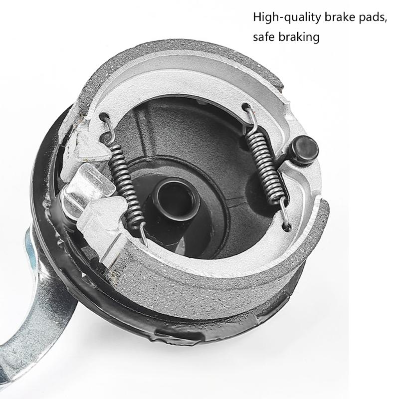 Premium Front Drum Brake System Electric Scooter Braking Assembly Quick Response Design Metal Brake Shoes For Urban Commuting