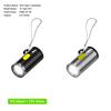 Type-C LED Multifunctional Strong Light Pocket Keychain Flashlight Outdoor Hiking Camping Mini Flashlight Small Torch light