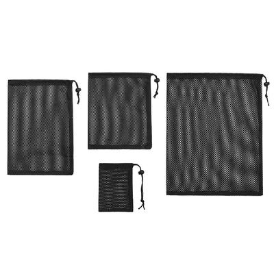 Travel Nylon Multi Purpose Storage Bag Laundry Bag Mesh Drawstring Bag Stuff Sack