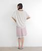 Ronron Dot Layered Lace Hem Skirt Pink