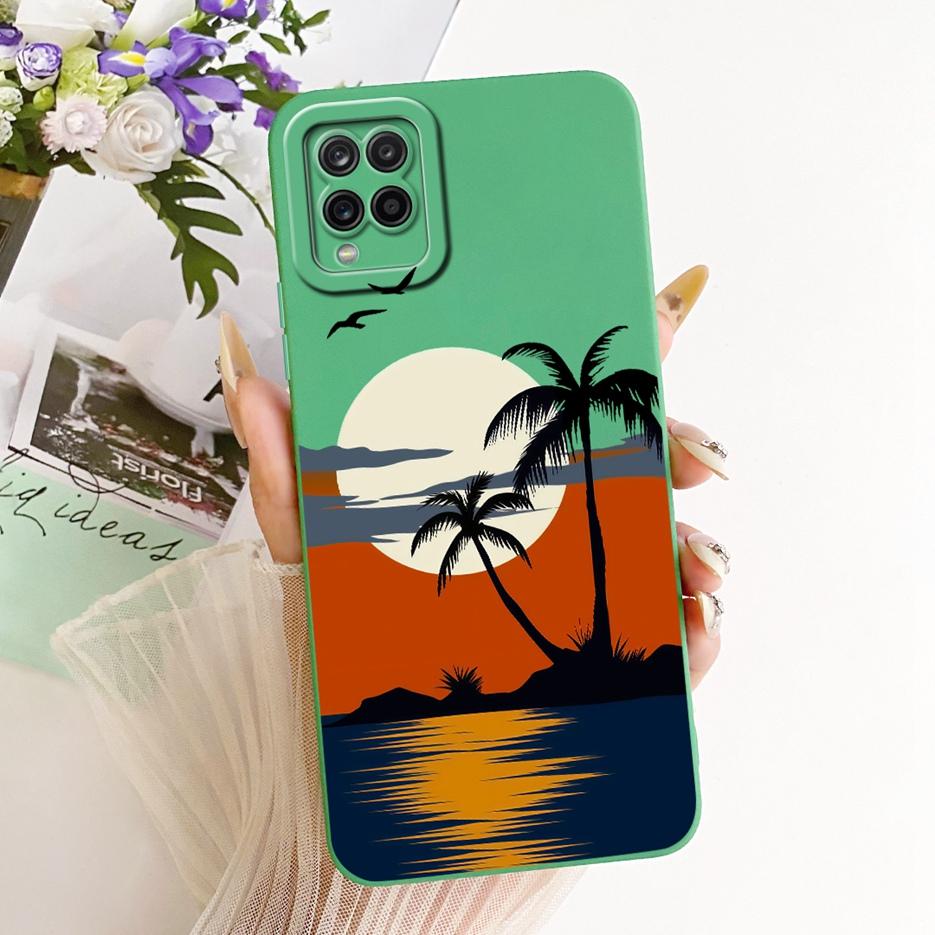 For Samsung Galaxy A22 4G Case SM-A225F New Luxury Candy Painted Cover Soft TPU Phone Case For Samsung A22 A 42 Galaxy A42 Shell