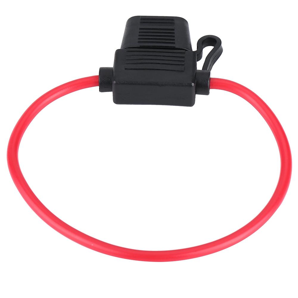 12V 40A Standard Blade Line   Holder, 10Pcs, Waterproof and Moisture-proof, sy Installation for Car Bike