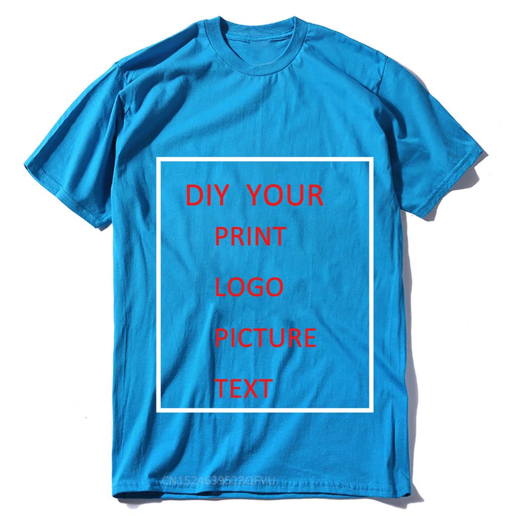 DIY CUSTOM YOUR PRINT LOGO PICTURE TEXT TSHIRTS WOMEN MEN UNISXE TSHIRT 100 COTTON OWN DESIGNS TOPS TSHIRT Gift