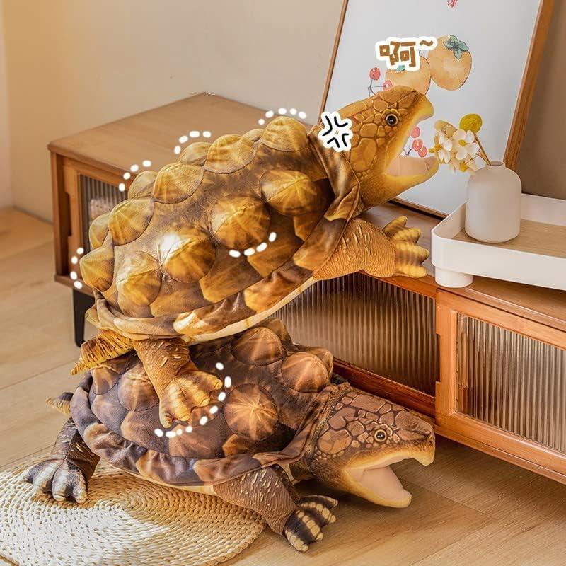 Alligator Snapping Turtle Plush Toy, Turtle Gifts, Stuffed Animal, Kids Toy, Ocean Animal, Aquarium, Animal Present, 55cm