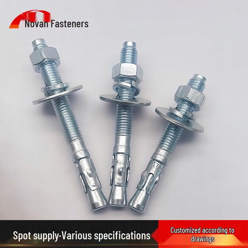 4.8 Grade Galvanized Car Repair Anchor with Zinc Sleeve and Pull-Out Expansion Bolt 8x60