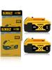DeWalt 20 Volt / 6.0 Ah Battery Kit  (Consisting of 2 X Batteries 1 X System Quick Charger, with Charge Status Indicator, Suitable for All 20 Volt XR