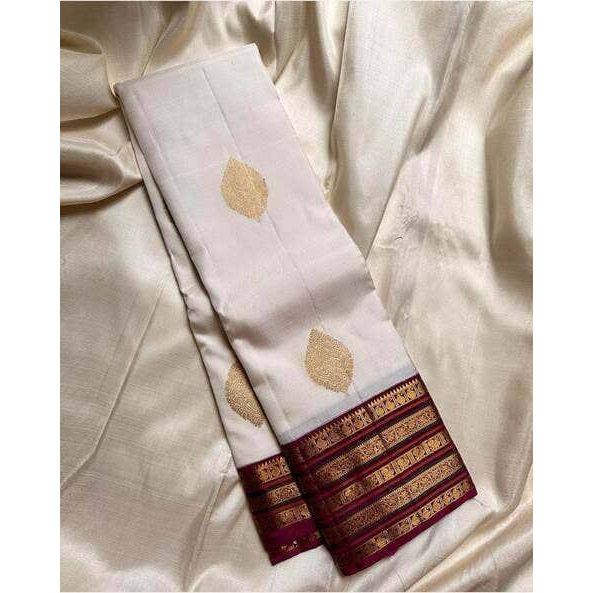 Elegant Party Wear Soft Lichi Silk Saree