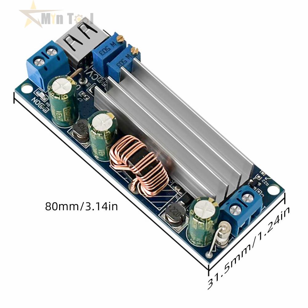 DC 2~24V 80W USB Interface Boost Converter 80w CC CV Adjustable Regulated Power Supply Accoessories